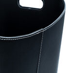 Silverflame 22" Leather Log Basket 